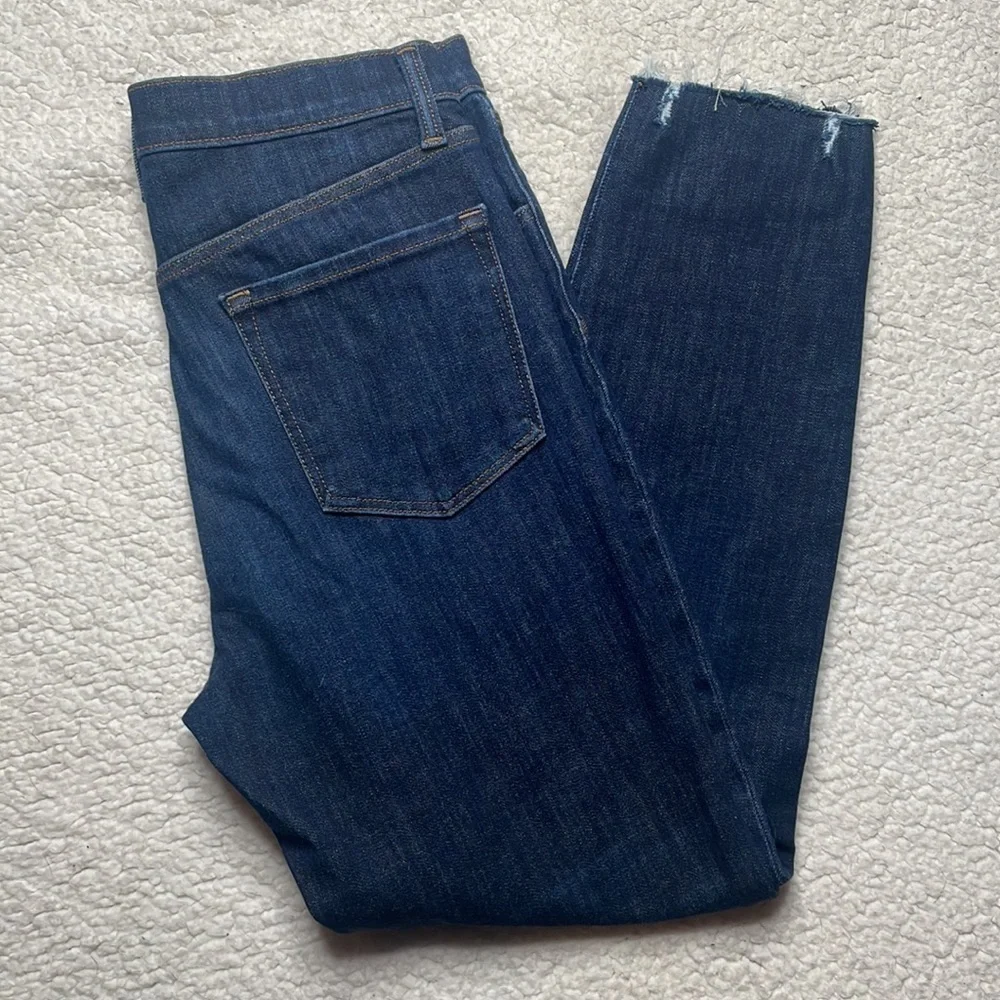 J Brand Alana High Rise Crop Dark Wash Size 29 Ankle